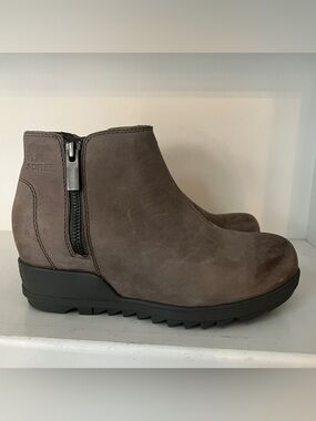 Sorel Evie Women's Boot Wedge Gray Size 6
